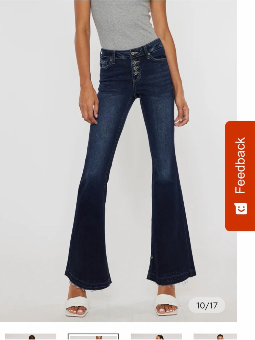 Kancan mid rise Flare Jeans